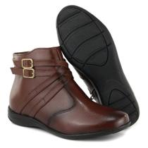 Bota Feminina Degriffe Confort Pinhão JC LCSHOES