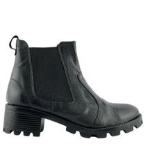 Bota Feminina DShoes Coturno Preto Casual Bota Feminina DShoes Coturno Preto Casual