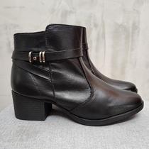 Bota Feminina Durazo Couro Legítimo Cano Médio