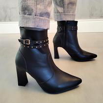 Bota Feminina Elegante Mendoza Salto Alto Bico Fino Bota Feminina Elegante Mendoza Salto Alto Bico Fino