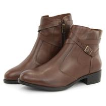 Bota Feminina em Couro Cano Curto Arietto Bota Feminina em Couro Cano Curto Arietto