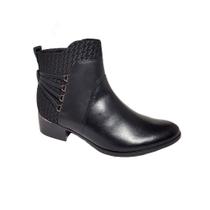 Bota Feminina Em Couro casual confortavel Comfortflex 69302