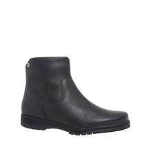 Bota Feminina Em Couro Salto Bloco Cano Curto Bottero 369207 - Preto - 37 Bota Feminina Em Couro Salto Bloco Cano Curto Bottero 369207 - Preto - 37