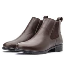 Bota Feminina Estilo Chelsea Couro Confortável IGO FRANCA Bota Feminina Estilo Chelsea Couro Confortável IGO FRANCA