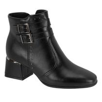 Bota Feminina Fivela Dupla Salto Bloco Modare 7082108 Cor:PretoTamanho:36 Bota Feminina Fivela Dupla Salto Bloco Modare 7082108 Cor:PretoTamanho:36
