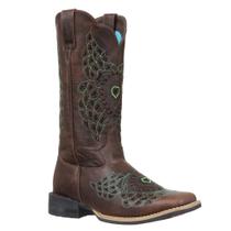 Bota Feminina Jácomo Café Bico Quadrado 33524 Bota Feminina Jácomo Café Bico Quadrado 33524