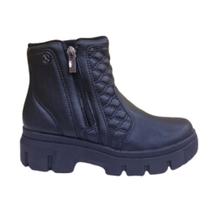 Bota Feminina KOLOSH Cano Baixo Tratorada Zíper C3370