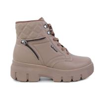 Bota Feminina Kolosh Coturno Almeria Cinza Titanium - C336