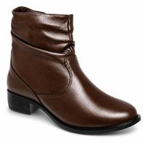Bota Feminina Levfort Couro Soft Conforto E Luxo Cor:CaféTamanho:36 Bota Feminina Levfort Couro Soft Conforto E Luxo Cor:CaféTamanho:36