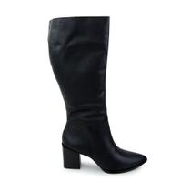 Bota Feminina Lia Line Cano Longo Preta - 2203I24
