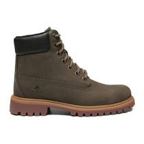 Bota Feminina Macboot CA Couro Lauryn 04 Cinza - LAUR