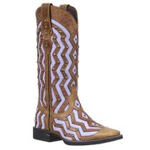 Bota Feminina Marrom Bico Quadrado Vimar Boots 36263