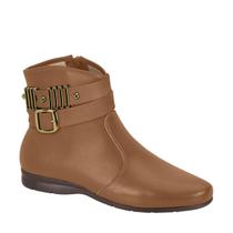 Bota Feminina Metal e Fivela Cano Curto Beira Rio 9084.106 Bota Feminina Metal e Fivela Cano Curto Beira Rio 9084.106