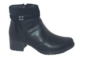 Bota Feminina Mississipi Cano Curto Tira e Camurça Bota Feminina Mississipi Cano Curto Tira e Camurça