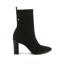 Bota Feminina Mississipi de Cano Curto Preta Ma124 Bota Feminina Mississipi de Cano Curto Preta Ma124