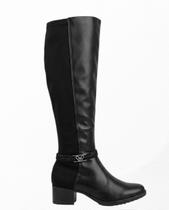 Bota feminina mississipi j0336-001 cano longo salto 4cm leve Bota feminina mississipi j0336-001 cano longo salto 4cm leve