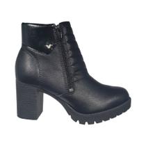 Bota Feminina Mississipi Q7836 Cano Curto Confortável