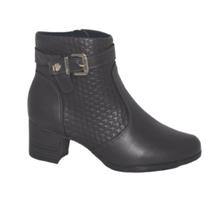 Bota Feminina Modare Cano Baixo Fivela e Textura Bota Feminina Modare Cano Baixo Fivela e Textura