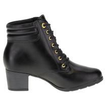 Bota Feminina Modare Cano Baixo Preta - 70721