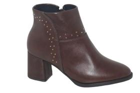 Bota Feminina Modare com Salto Bloco e Tachas