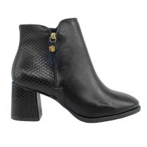 Bota Feminina Modare Salto Bloco Medio Ortopedica Confortavel Cano Curto Ref: 7078.101 Bota Feminina Modare Salto Bloco Medio Ortopedica Confortavel Cano Curto Ref: 7078.101