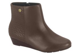 Bota Feminina Modare Ultraconforto Cano Curto Salto Anabela Estilo