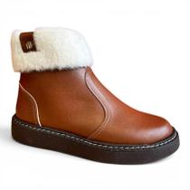 Bota Feminina Modare Ultraconforto Cano Curto tamanho:38cor:Caramelo