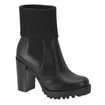 Bota Feminina Moleca CB Preta 5325.118 Bota Feminina Moleca CB Preta 5325.118