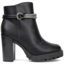 Bota Feminina Moleca Napa Floather 5325.124 - Preta