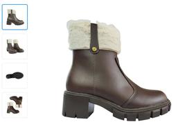 Bota feminina moleca ref:5338108