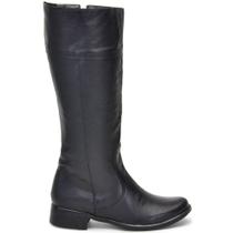 Bota Feminina Montaria 100% Couro Bovino Legítimo Cano Alto Salto Baixo Zíper Elástico Palmilha Confortável Leve Macio Bota Feminina Montaria 100% Couro Bovino Legítimo Cano Alto Salto Baixo Zíper Elástico Palmilha Confortável Leve Macio