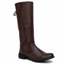 Bota Feminina Montaria Ajustavel Bella Ruth Cafe