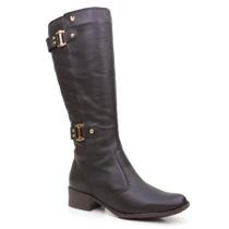 Bota Feminina Montaria Amsterdam Forrada em lã no pé Ref.:851 Café Bota Feminina Montaria Amsterdam Forrada em lã no pé Ref.:851 Café