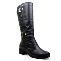 Bota Feminina Montaria Amsterdam Forrada em lã no pé Ref.:851
