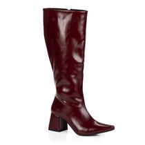 Bota Feminina Montaria Cano Longo Bordô Lisa Bota Feminina Montaria Cano Longo Bordô Lisa
