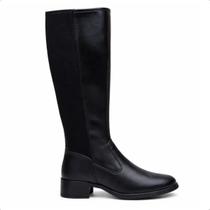 Bota Feminina Montaria Cano Longo Panturrilha Grossa Zíper Bota Feminina Montaria Cano Longo Panturrilha Grossa Zíper
