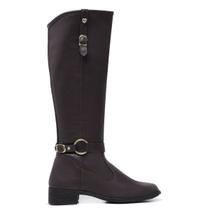 Bota Feminina Montaria Cano Longo Zíper 11080 Country Boiadeira