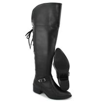 Bota feminina montaria casual BBR2 115030040 preto