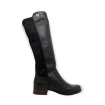 Bota Feminina Montaria Em Couro Pegada Preta Bota Feminina Montaria Em Couro Pegada Preta