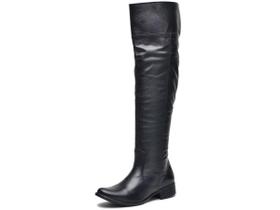 Bota Feminina Montaria Texana Over The Knee Cano Couro Legitimo Luxo