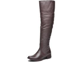 Bota Feminina Montaria Texana Over The Knee Cano Couro Legitimo Luxo