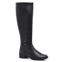 Bota Feminina Montaria Zíper Cano Longo Conforto Moderna Bota Feminina Montaria Zíper Cano Longo Conforto Moderna