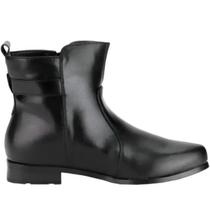 Bota Feminina Mooncity 72325 com Salto Grosso e Cano Baixo Bota Feminina Mooncity 72325 com Salto Grosso e Cano Baixo