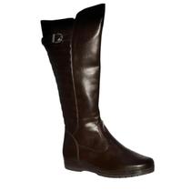 Bota Feminina Mooncity Cano Alto Elástico Básica Moda Conforto