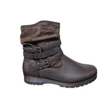 Bota Feminina MOONCITY Cano Baixo de Zíper lateral 71124