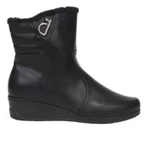 Bota Feminina Mooncity CB Anabela Preta - 71102