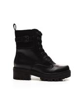 Bota Feminina Mooncity Coturno Com Cadarço E Fivela 72231