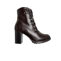 Bota Feminina Mooncity Coturno Salto Bloco 8cm Bota Feminina Mooncity Coturno Salto Bloco 8cm