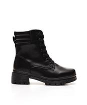 Bota Feminina Mooncity Coturno Tratorada Preta 72285