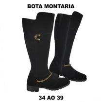 Bota Feminina Nobuck Salto Médio ou Montaria Luxo Charmosa MG4003 Bota Feminina Nobuck Salto Médio ou Montaria Luxo Charmosa MG4003